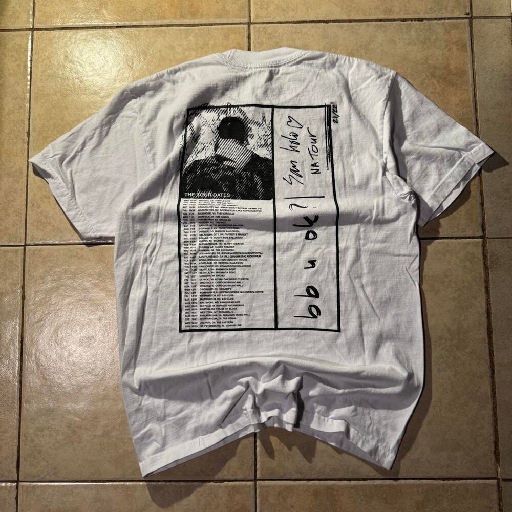 Y2k san holo "u ok bb?" Tour Tee Size L in mens